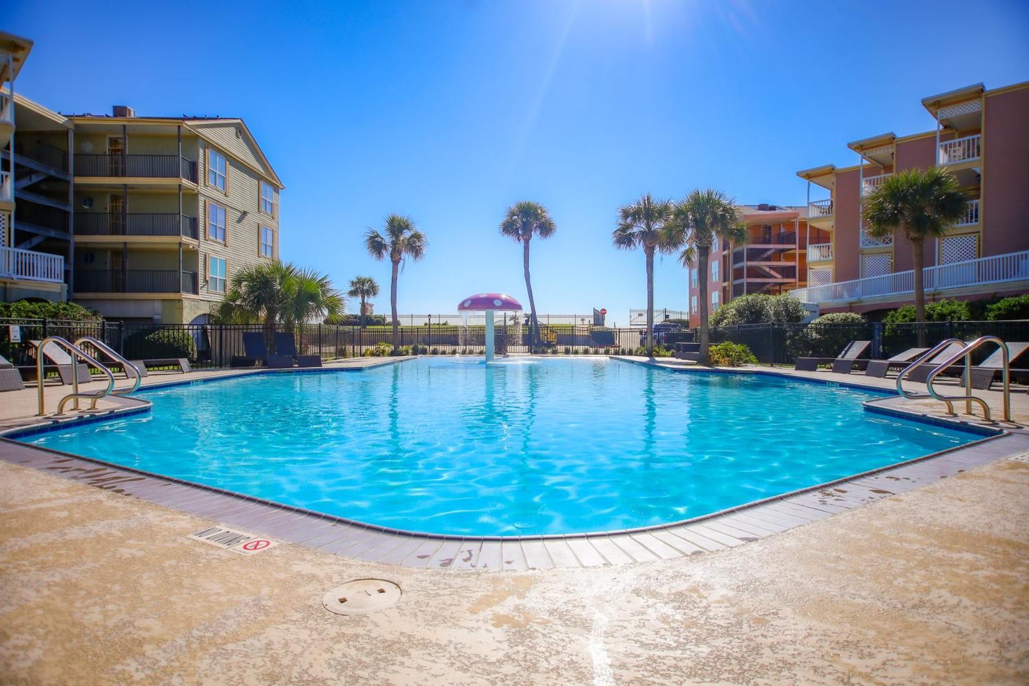 Sea-Renity Heated Pools Steps To The Beach Galveston Bagian luar foto