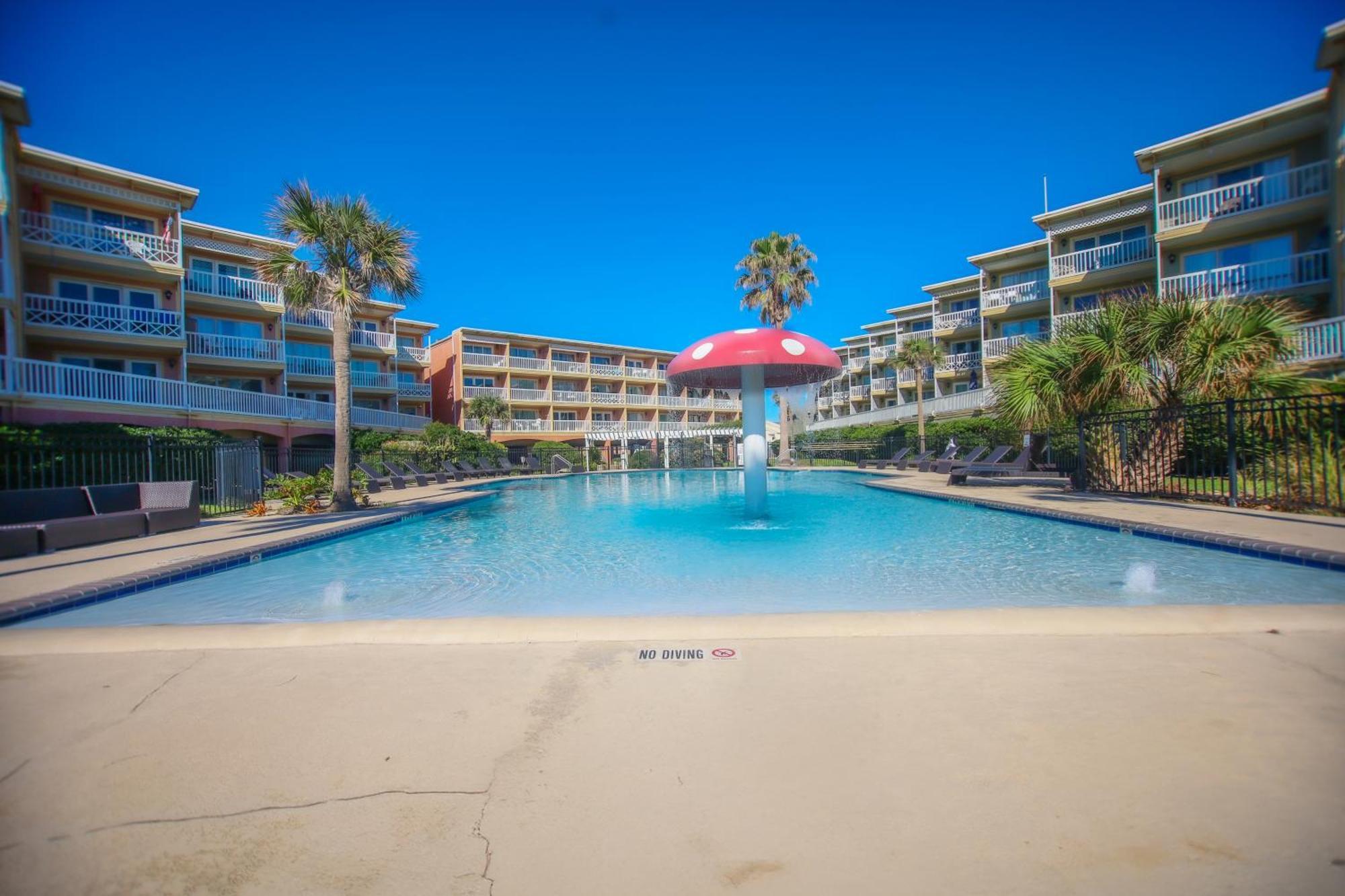 Sea-Renity Heated Pools Steps To The Beach Galveston Bagian luar foto