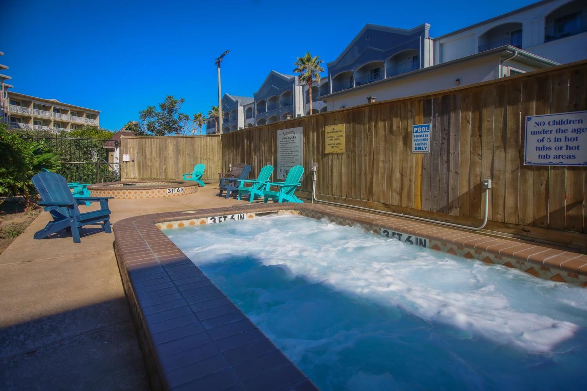 Sea-Renity Heated Pools Steps To The Beach Galveston Bagian luar foto
